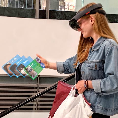 A Study on Proximity-based Hand Input for One-handed Mobile Interaction