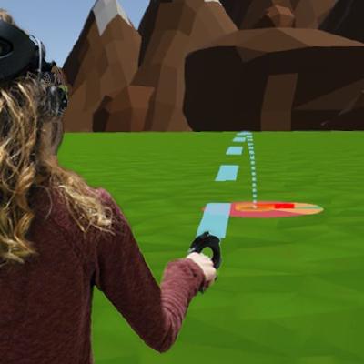 Assessing the Accuracy of Point & Teleport Locomotion with Orientation Indication for Virtual Reality Using Curved Trajectories