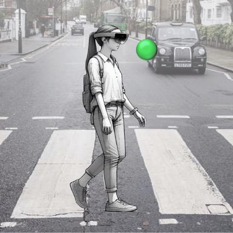 AR You on Track? Investigating Effects of Augmented Reality Anchoring on Dual-Task Performance While Walking