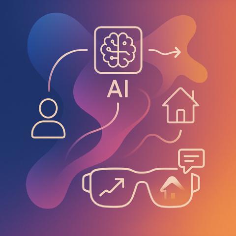 A Vision for AI-Driven Adaptation of Dynamic AR Content to Users and Environments