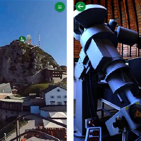 Stars Without Steps: Bridging Observatory Access Based on Physical Proximity Through Educational XR