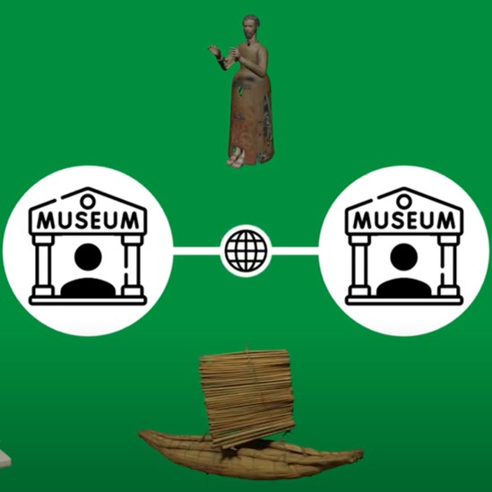 ``Tele'' Me More: Using Telepresence Charades to Connect Strangers and Exhibits in Different Museums