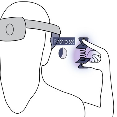 Squeezy-Feely: Investigating Lateral Thumb-Index Pinching as an Input Modality