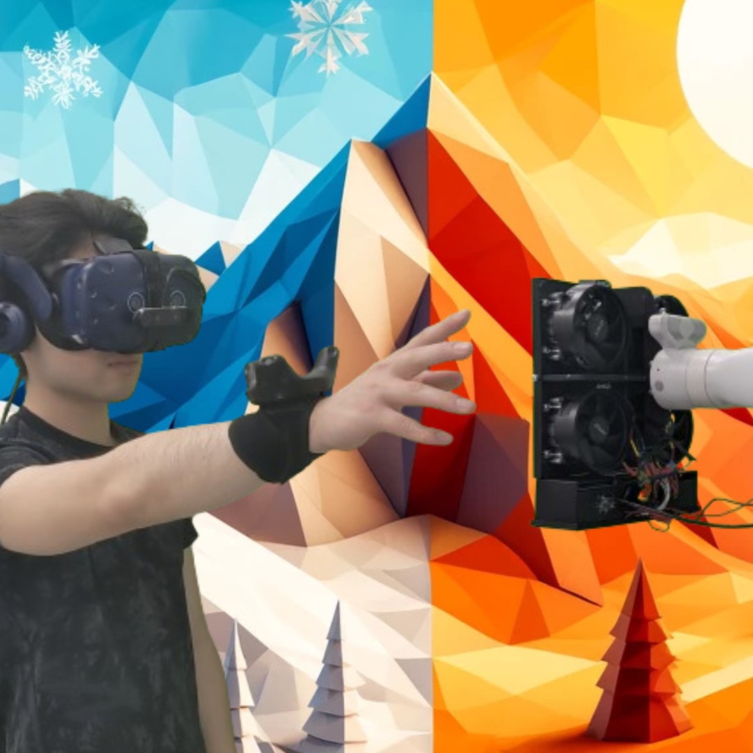 Touch It Like It's Hot: A Thermal Feedback Enabled Encountered-type Haptic Display for Virtual Reality